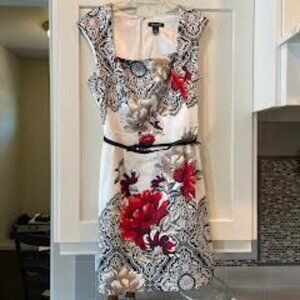 White House & Black Market Apron Style Dress Size 14